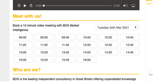 Pre-book your meetings with exhibitors and get ahead